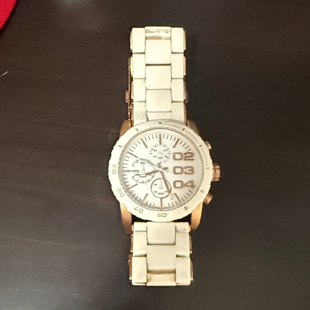 Diesel Women's Watch in Gold and Cream